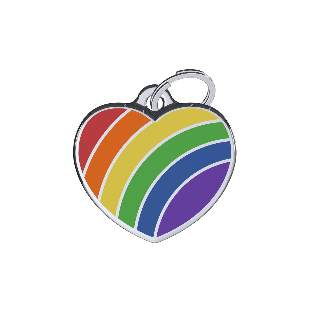 Pride Heart ID Tag