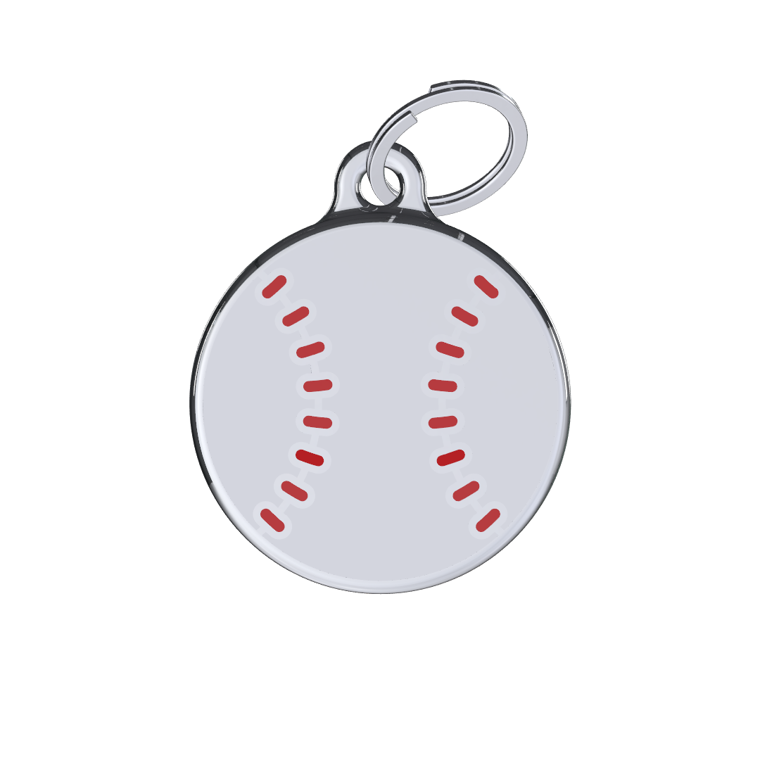 Sports Baseball ID Tag