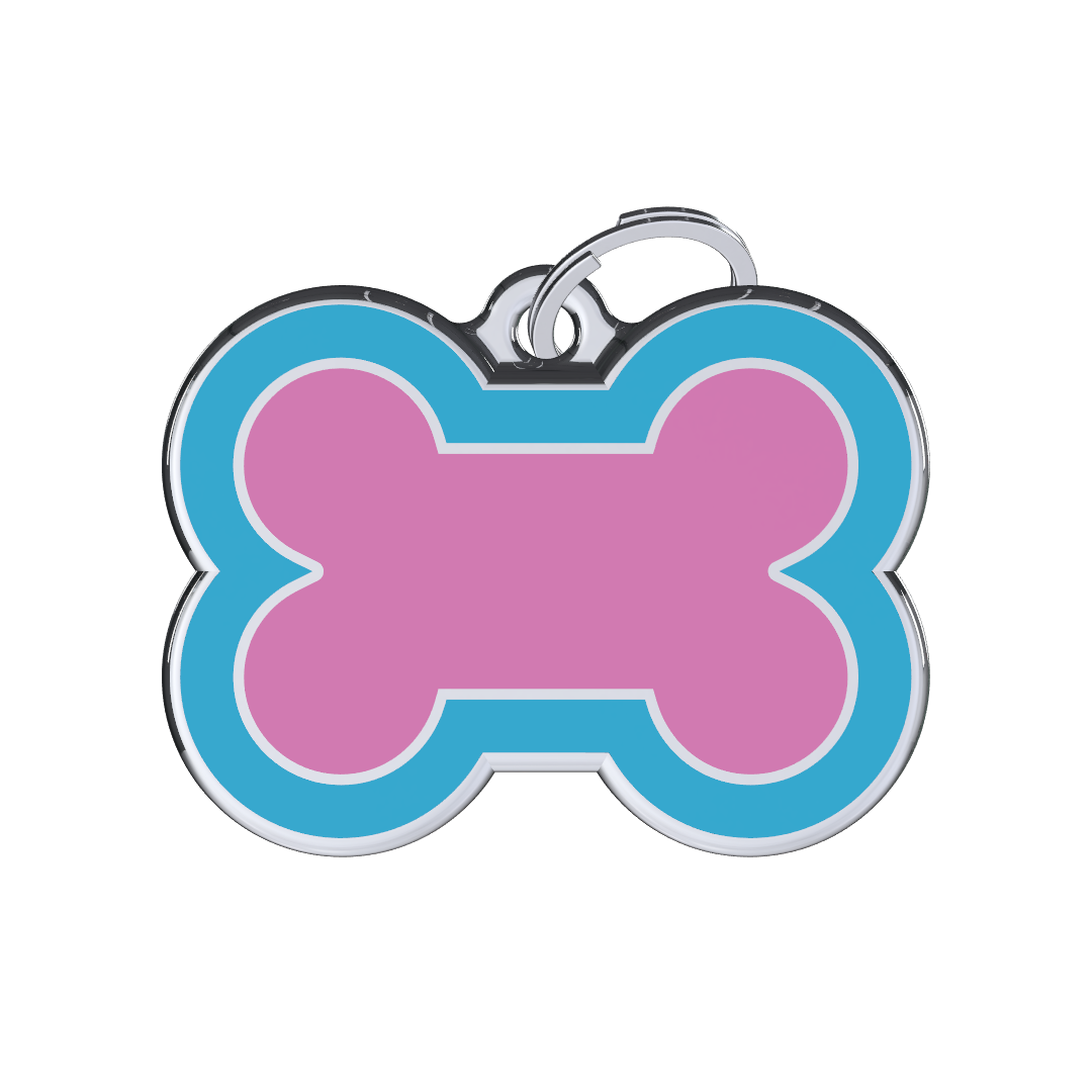 Vivid Bone Pink ID Tag