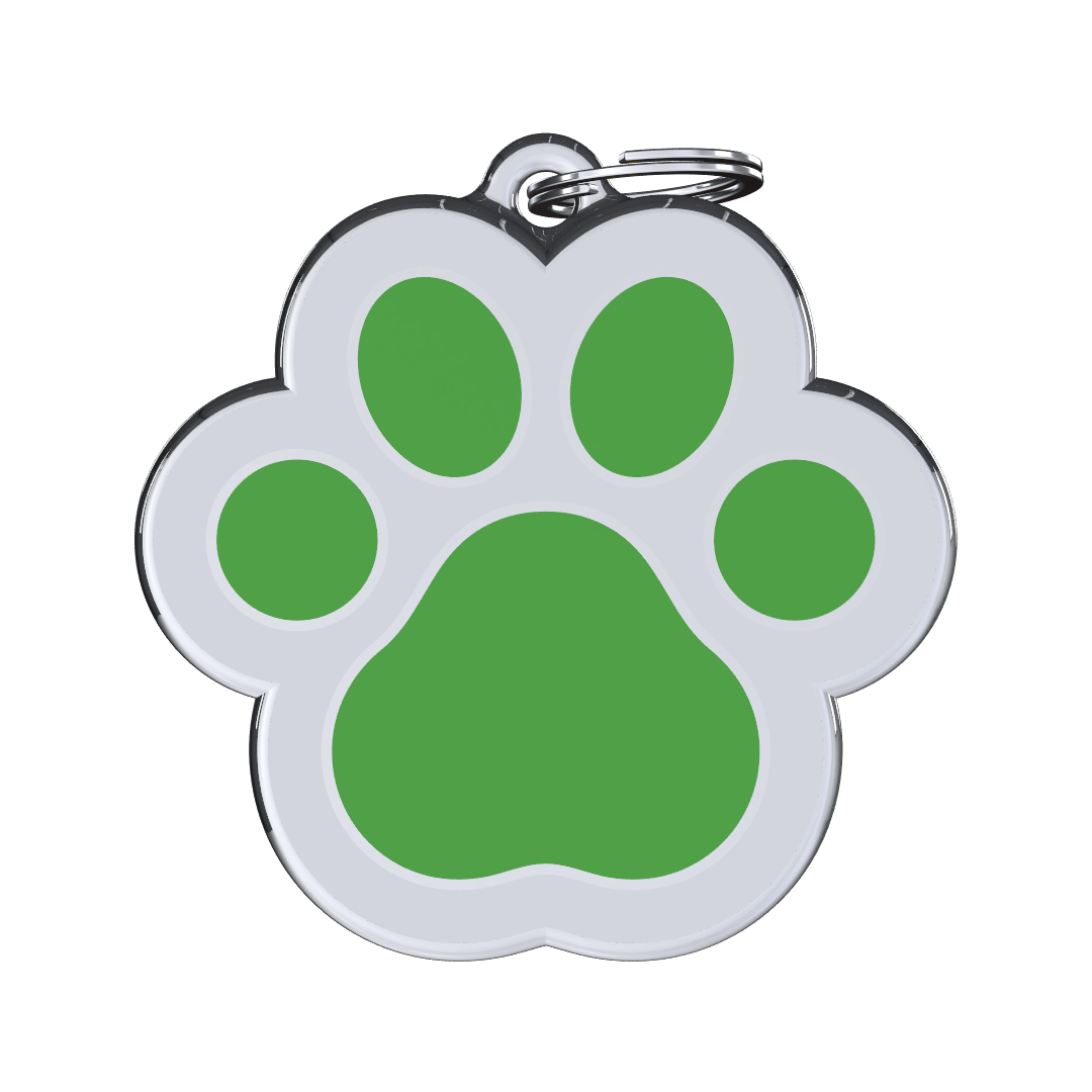 Vivid Bone Green ID Tag