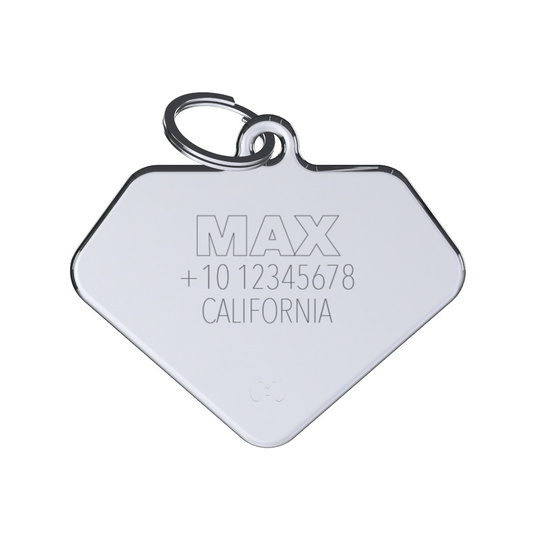 Royal Diamond Cream ID Tag