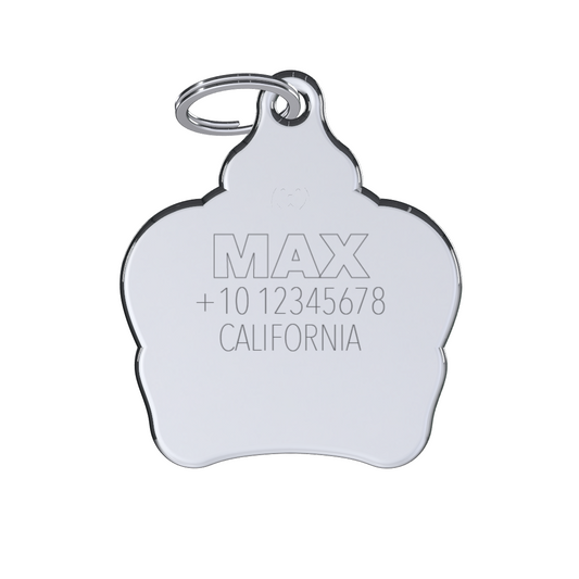 Royal King Red ID Tag