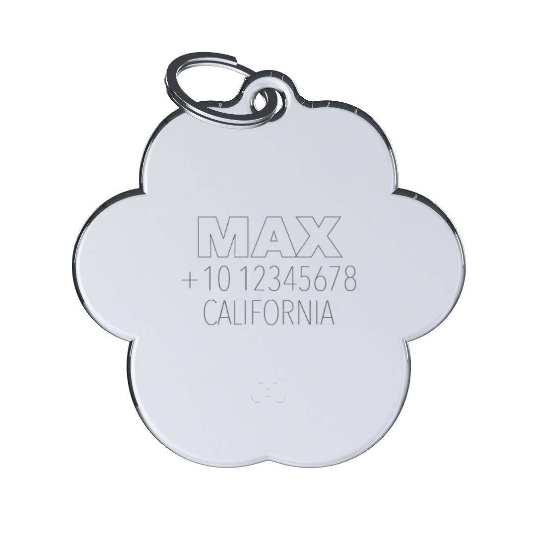 Royal Paw Red ID Tag