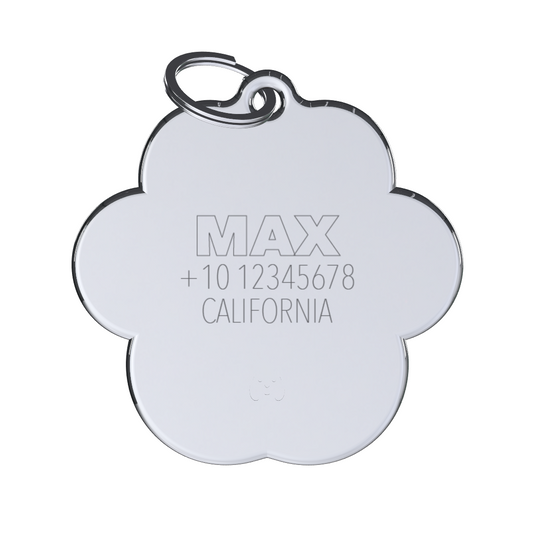 Royal Paw Red ID Tag