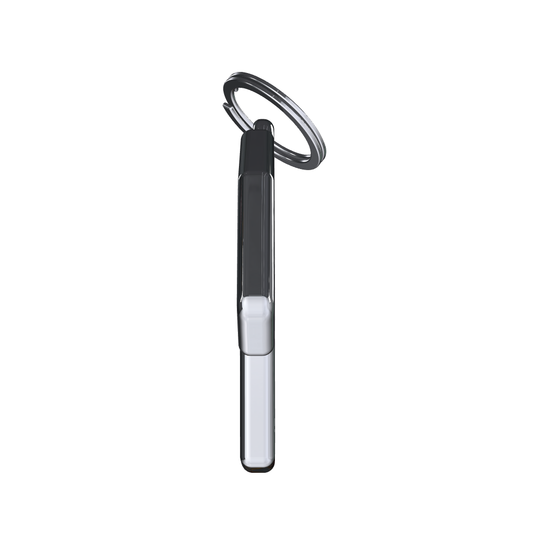 Jersey Solo Black-White-Red ID Tag