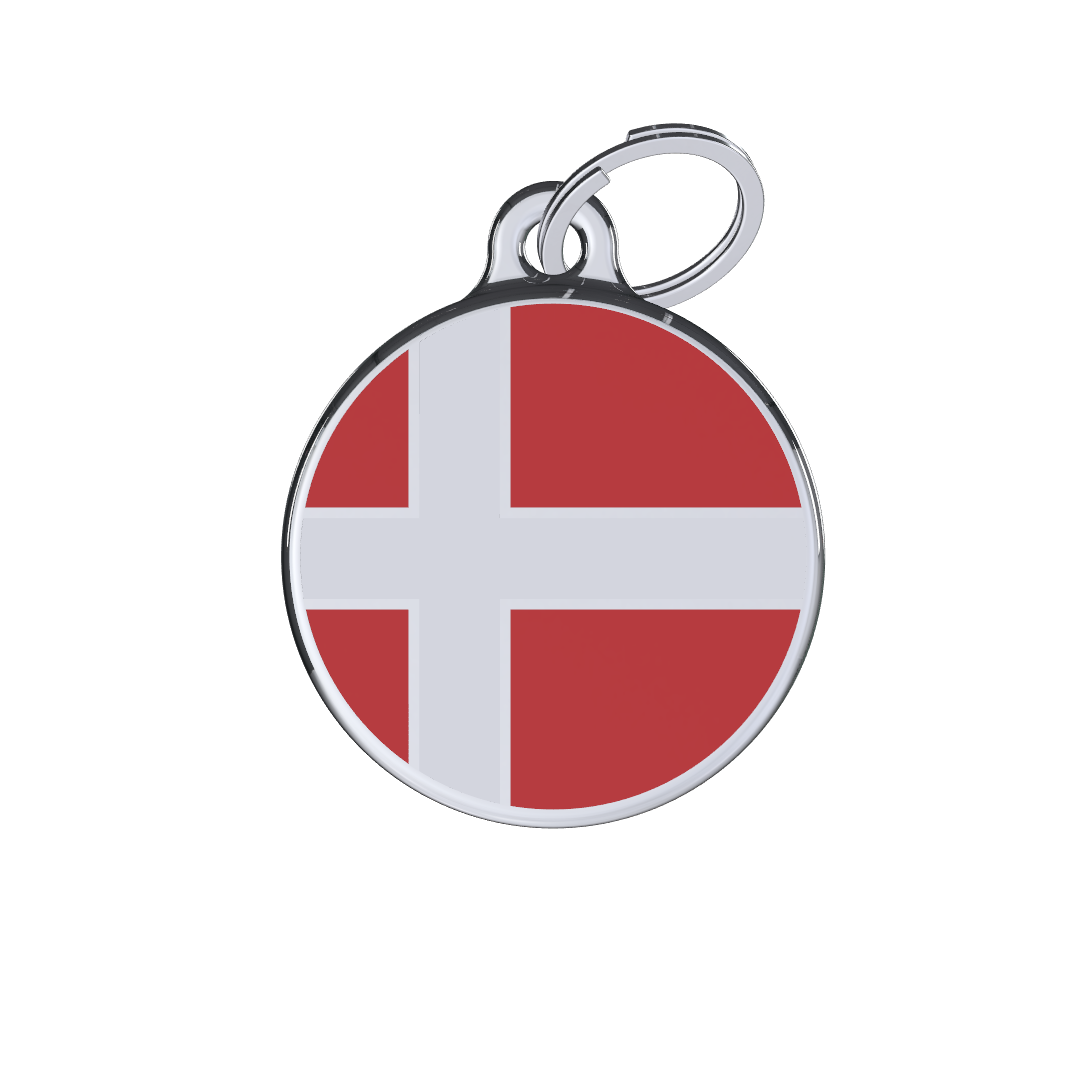 Flag Denmark ID Tag