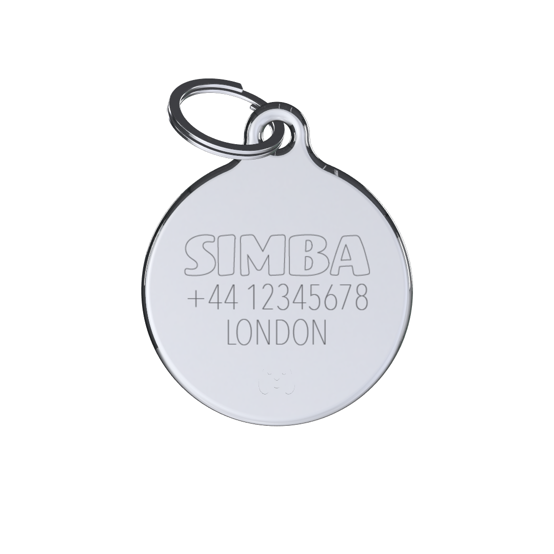 Icon Heart Green ID Tag