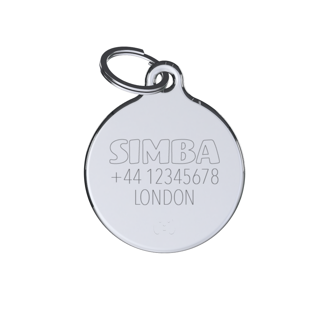 Love Mom ID tag