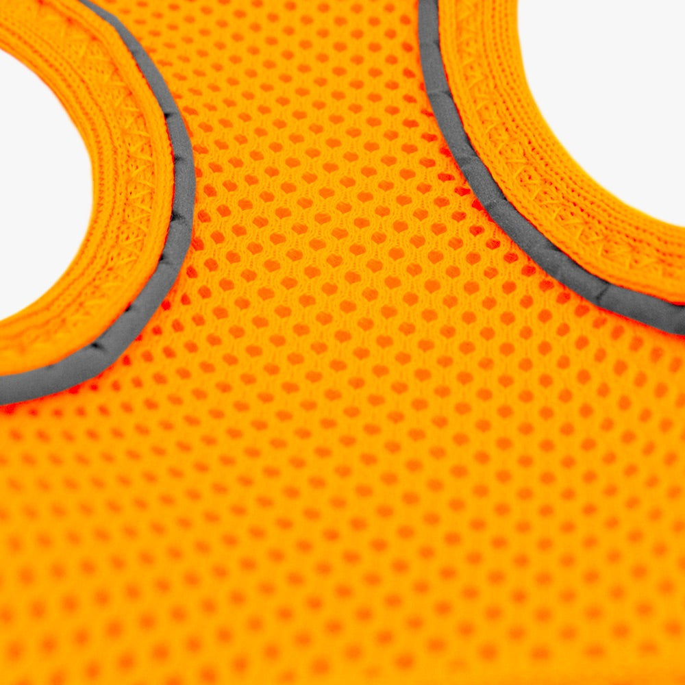 Neon Orange Air Mesh Harness