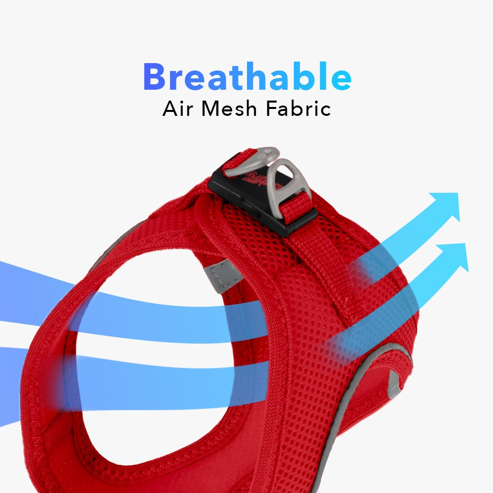 Red Air Mesh Harness