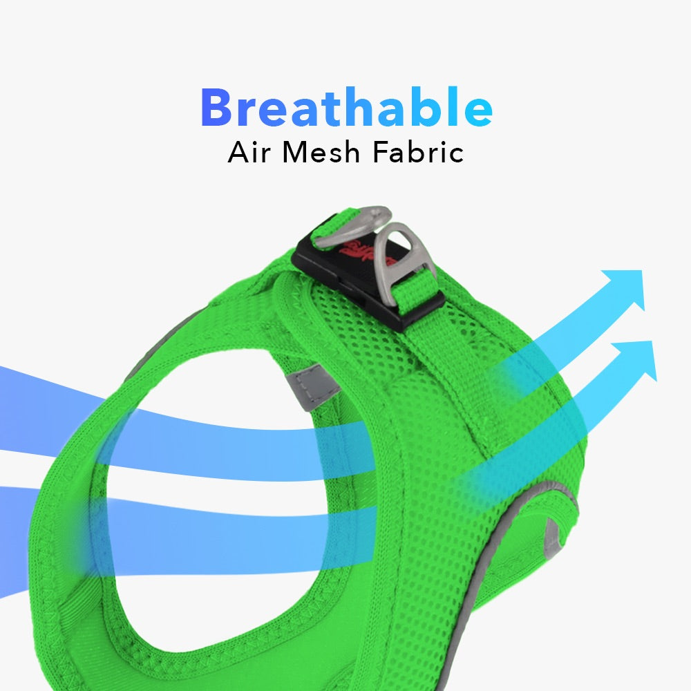 Neon Green Air Mesh Harness