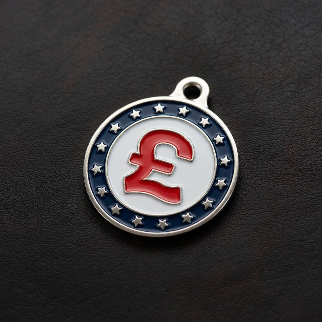 GBP Coin ID Tag