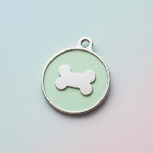 Icon Bone Pistachio ID Tag