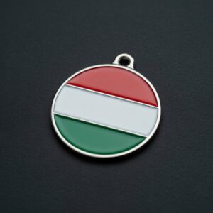 Flag Hungary ID Tag