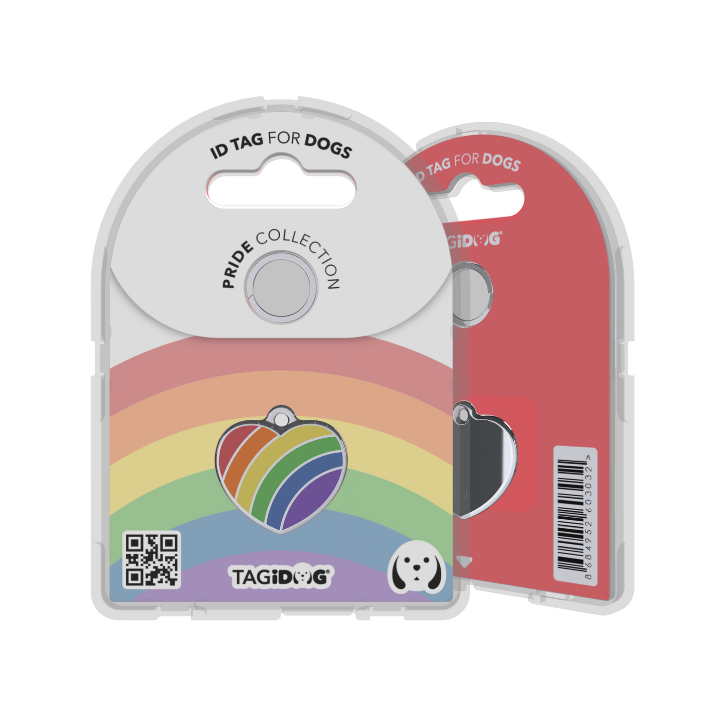 Pride Heart ID Tag