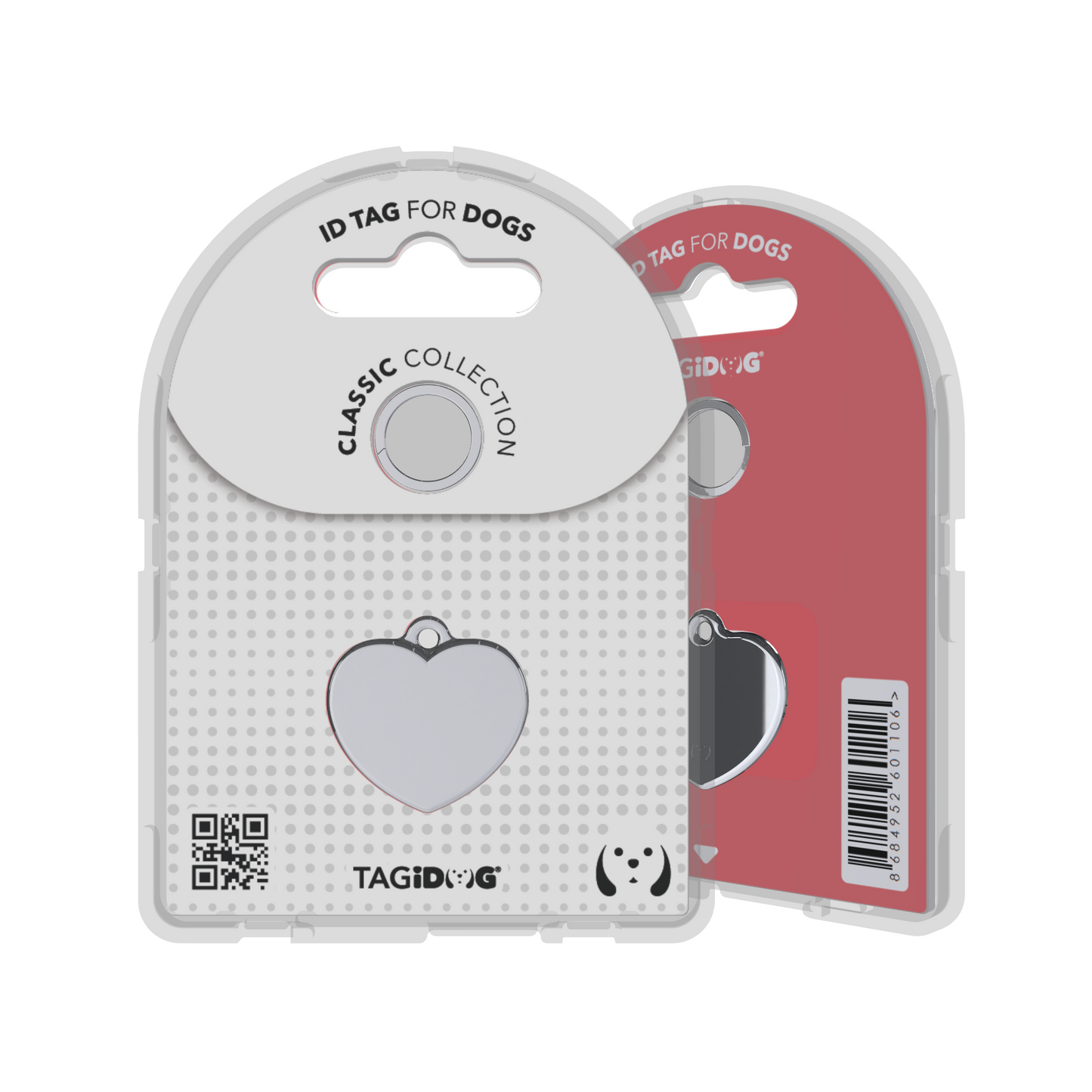 Classic Heart ID Tag