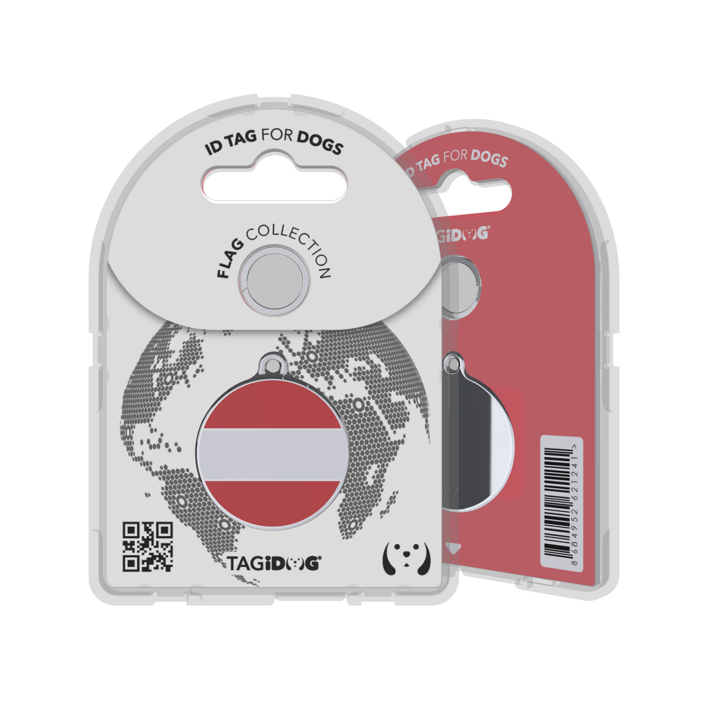 Flag Austria ID Tag Medium