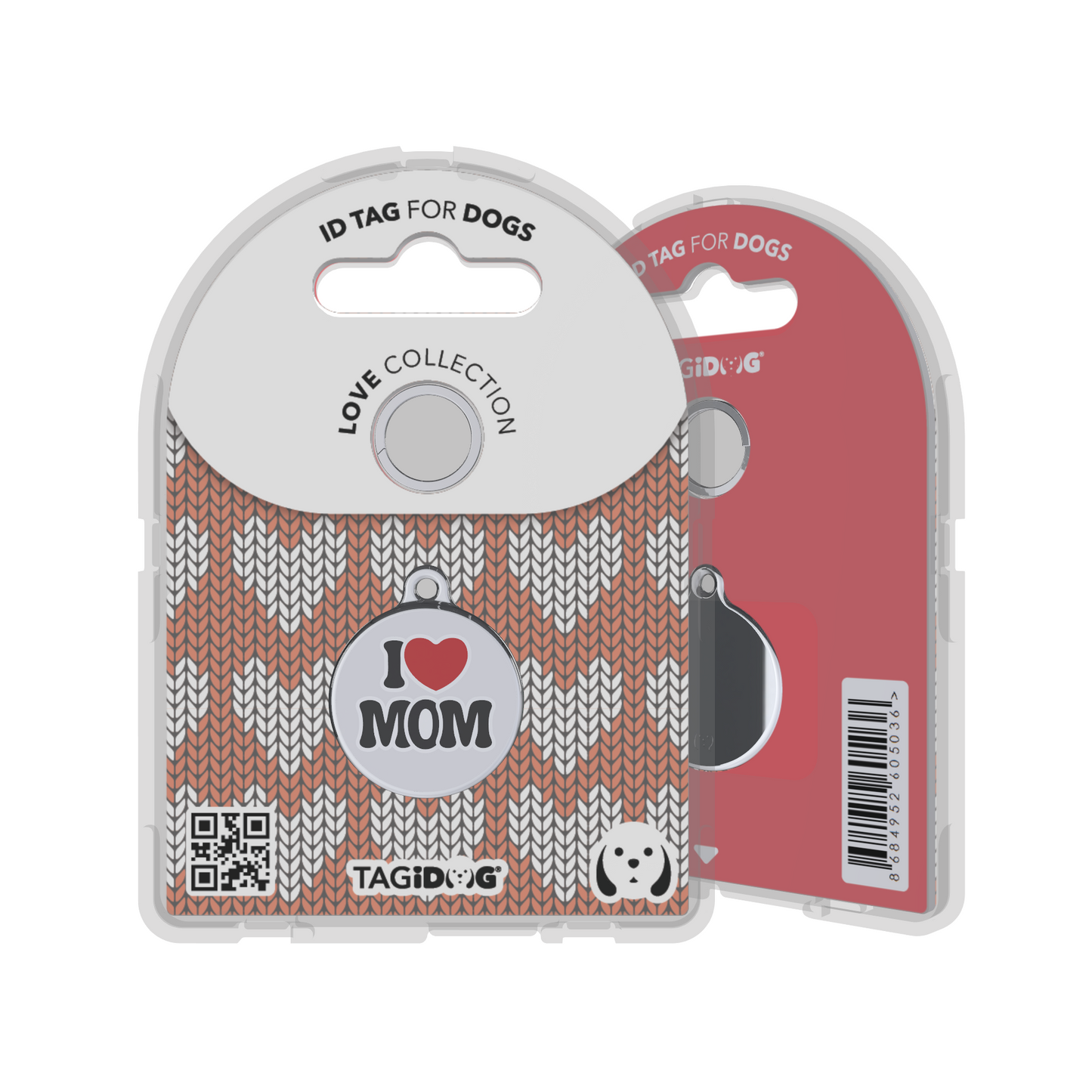 Love Mom ID tag