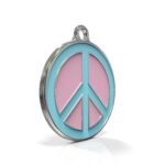 Peace Bubblepop ID Tag
