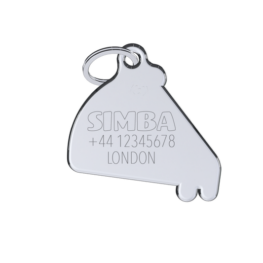 Fast Food Pizza ID Tag