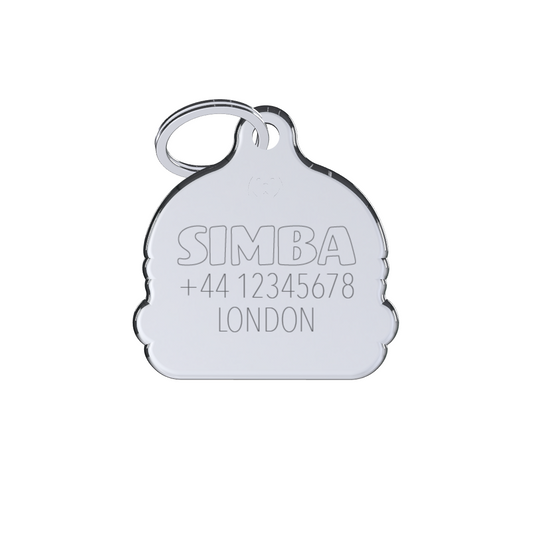 Fast Food Burger ID Tag