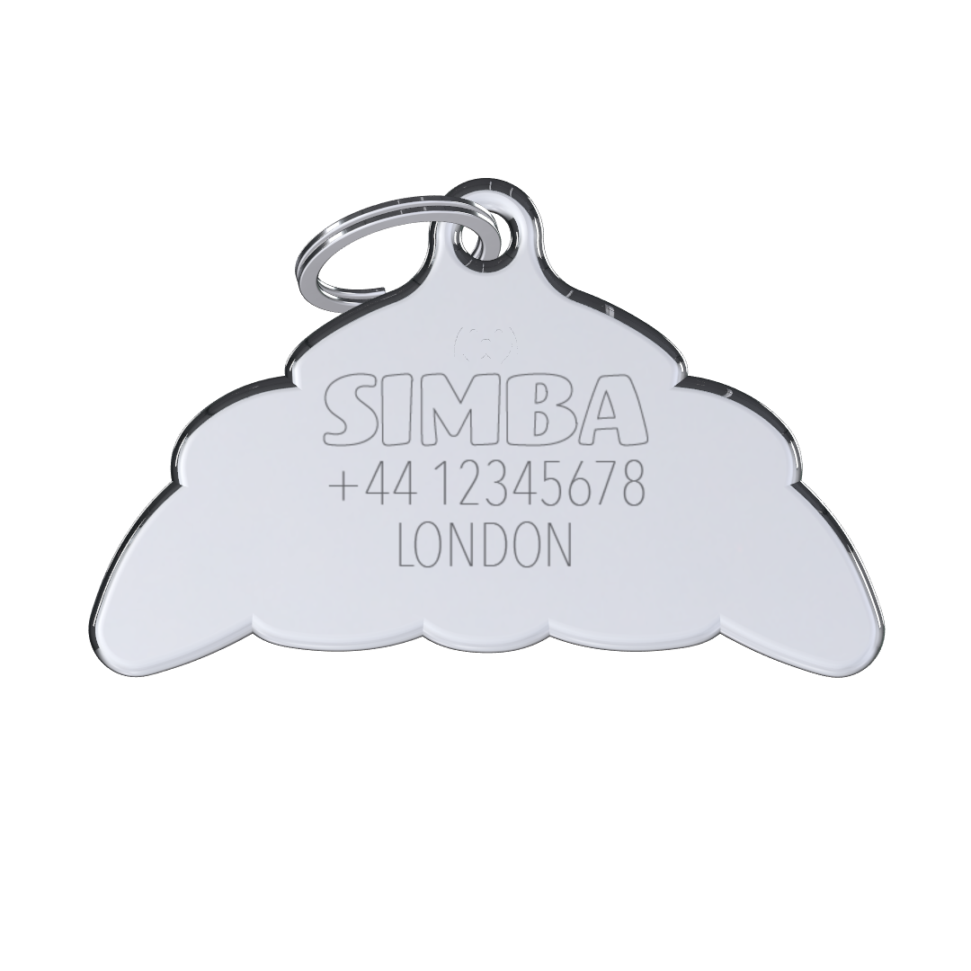 Munchy Croissant Brown ID Tag