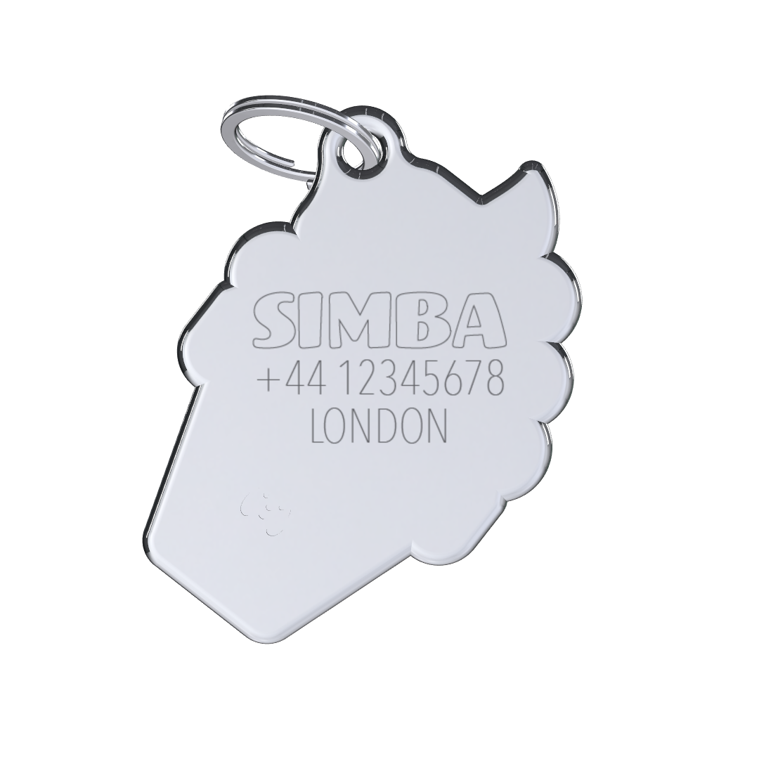 Munchy Ice Cream White ID Tag