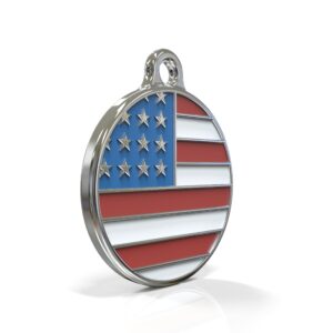Flag United States ID Tag