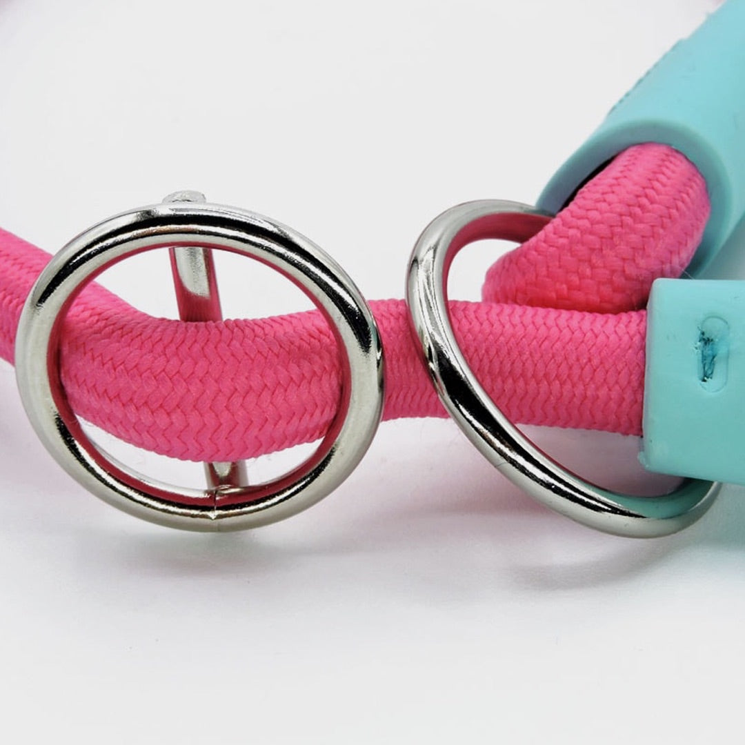 Fuchsia Soft Rope Training Collar