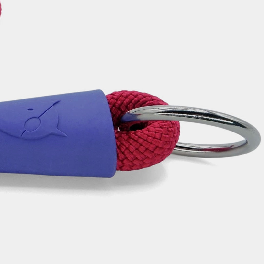 Red Velvet Regular Rope Training Collar