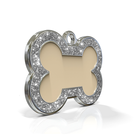 Bone Spark Cream ID Tag