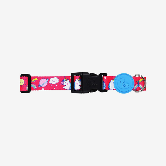Vibrant collection of dog collars available in our online pet shop. Premium designer dog collar, now in stock at our online store. Puppy collar. Dog Collar.