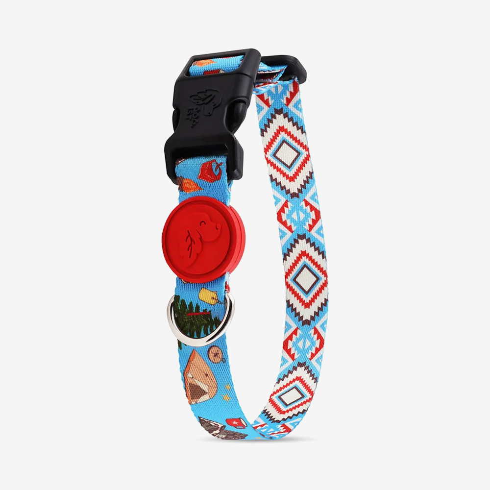 Vibrant collection of dog collars available in our online pet shop. Premium designer dog collar, now in stock at our online store. Puppy Collar.