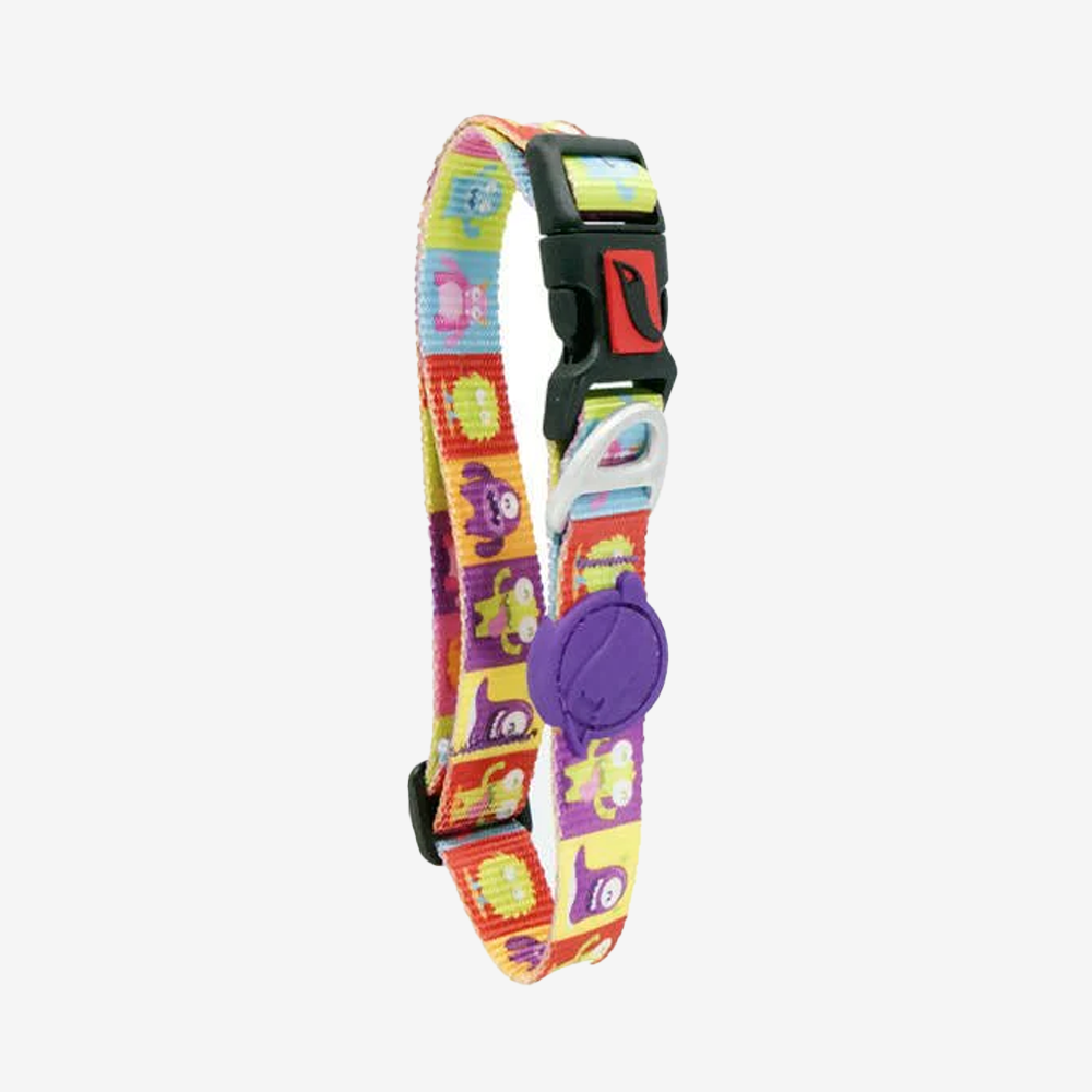 Vibrant collection of dog collars available in our online pet shop. Premium designer dog collar, now in stock at our online store. Puppy Collar.