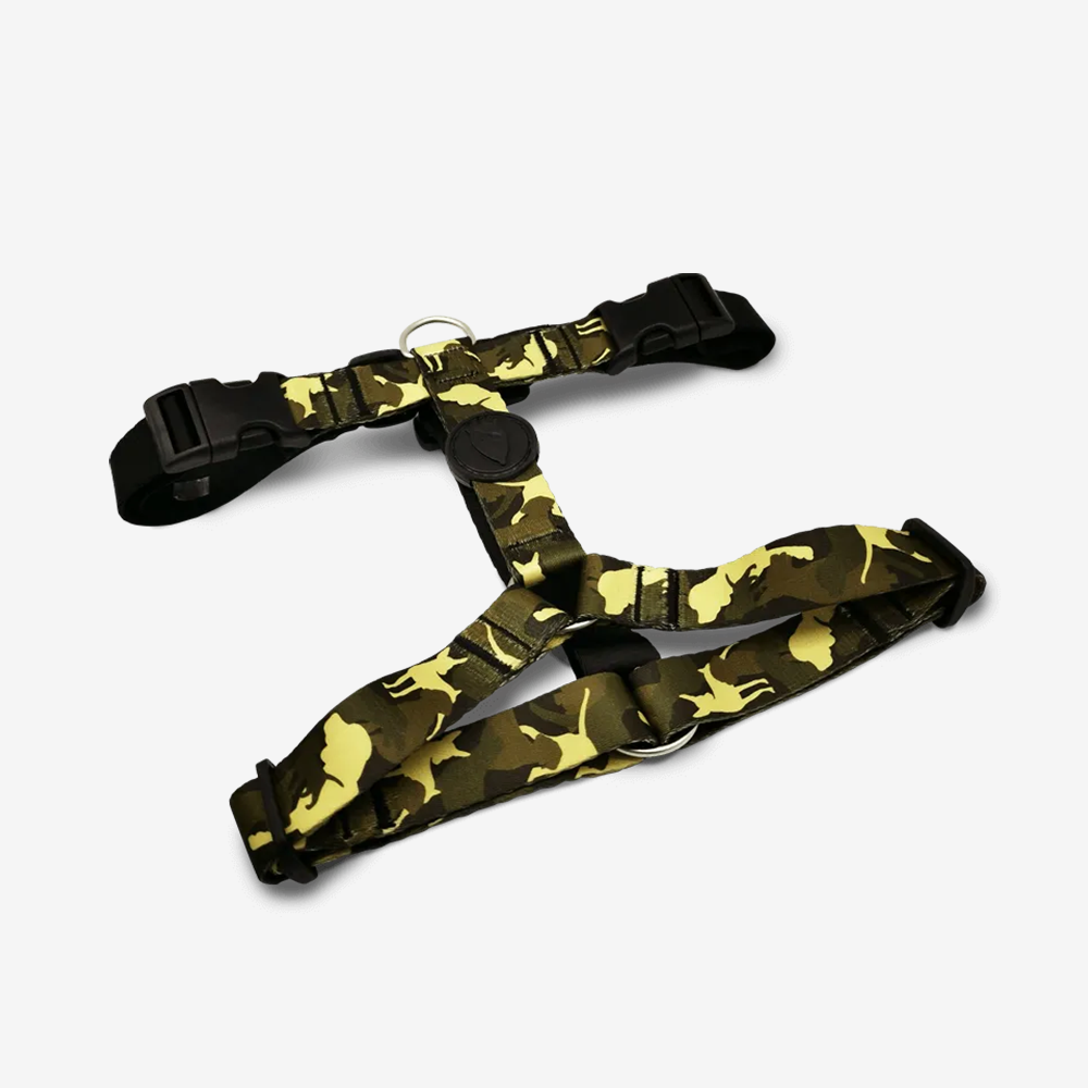 Metal sales dog harness