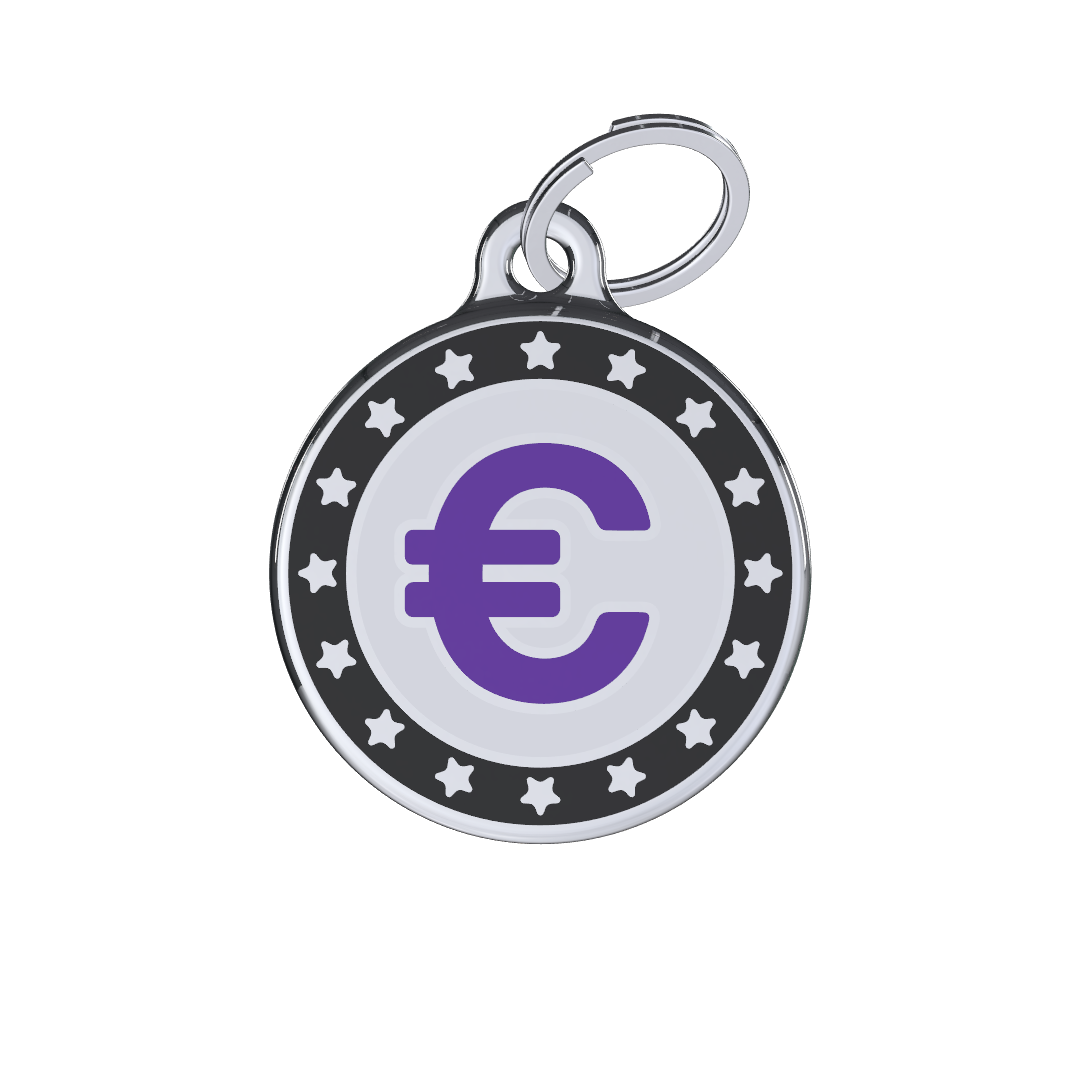 Coin EUR ID Tag