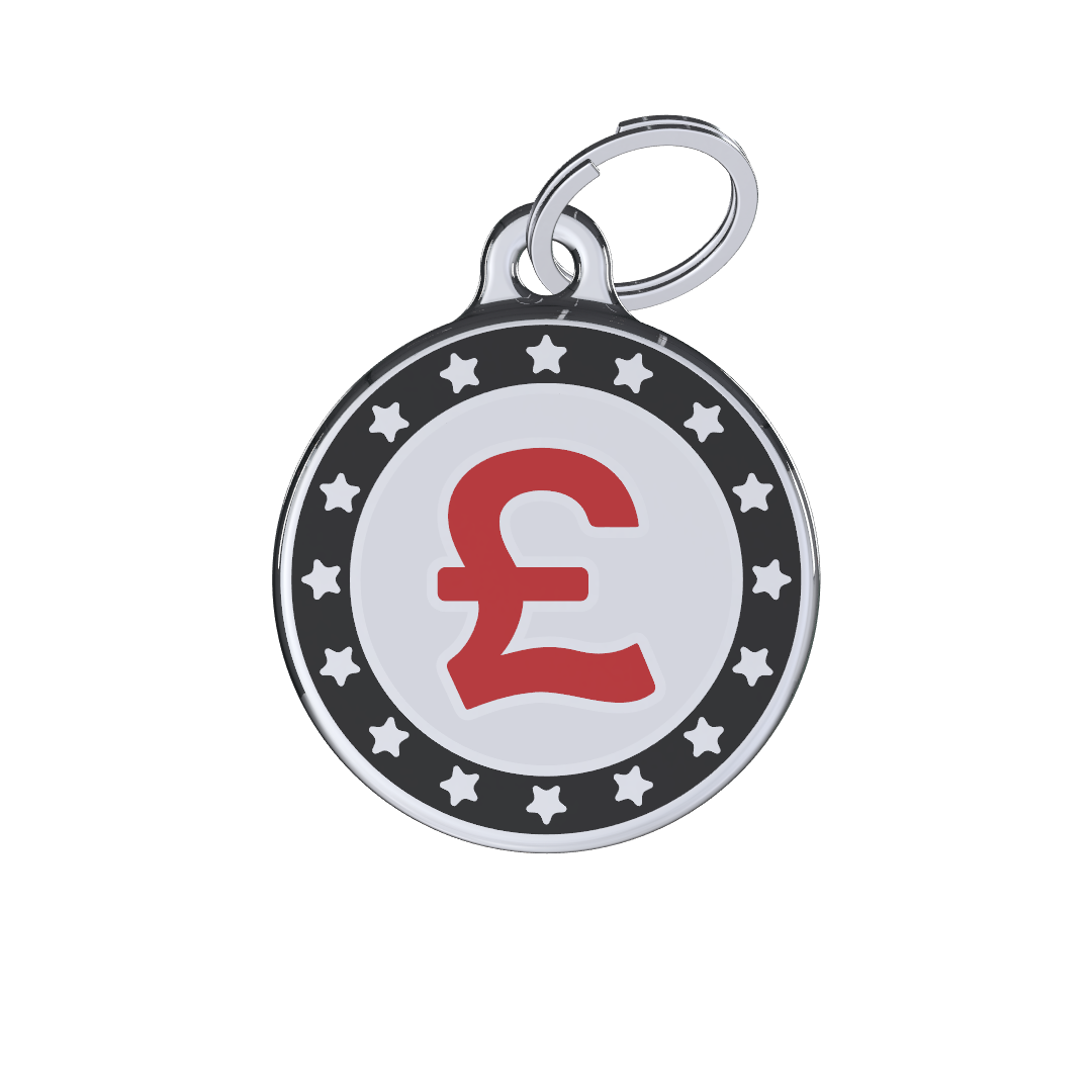 Coin GBP ID Tag