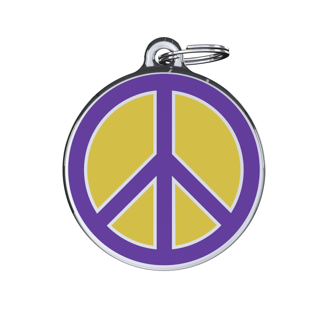 Vivid Peace Yellow ID Tag