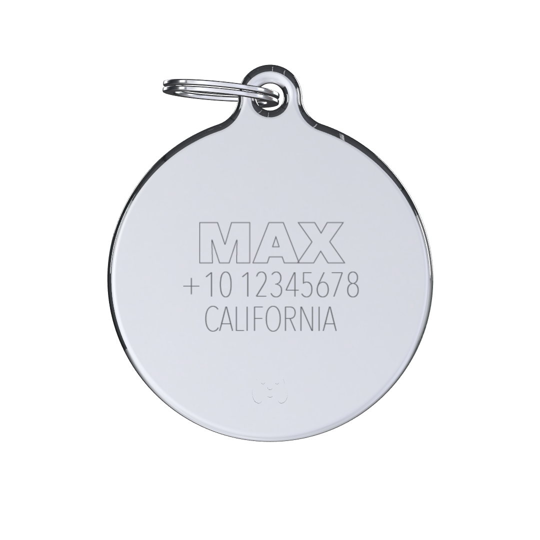 Vivid Peace Yellow ID Tag