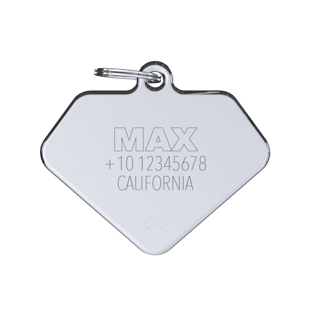 Vivid Diamond Green ID Tag