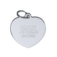 Royal Heart Red ID Tag
