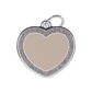 Royal Heart Cream ID Tag