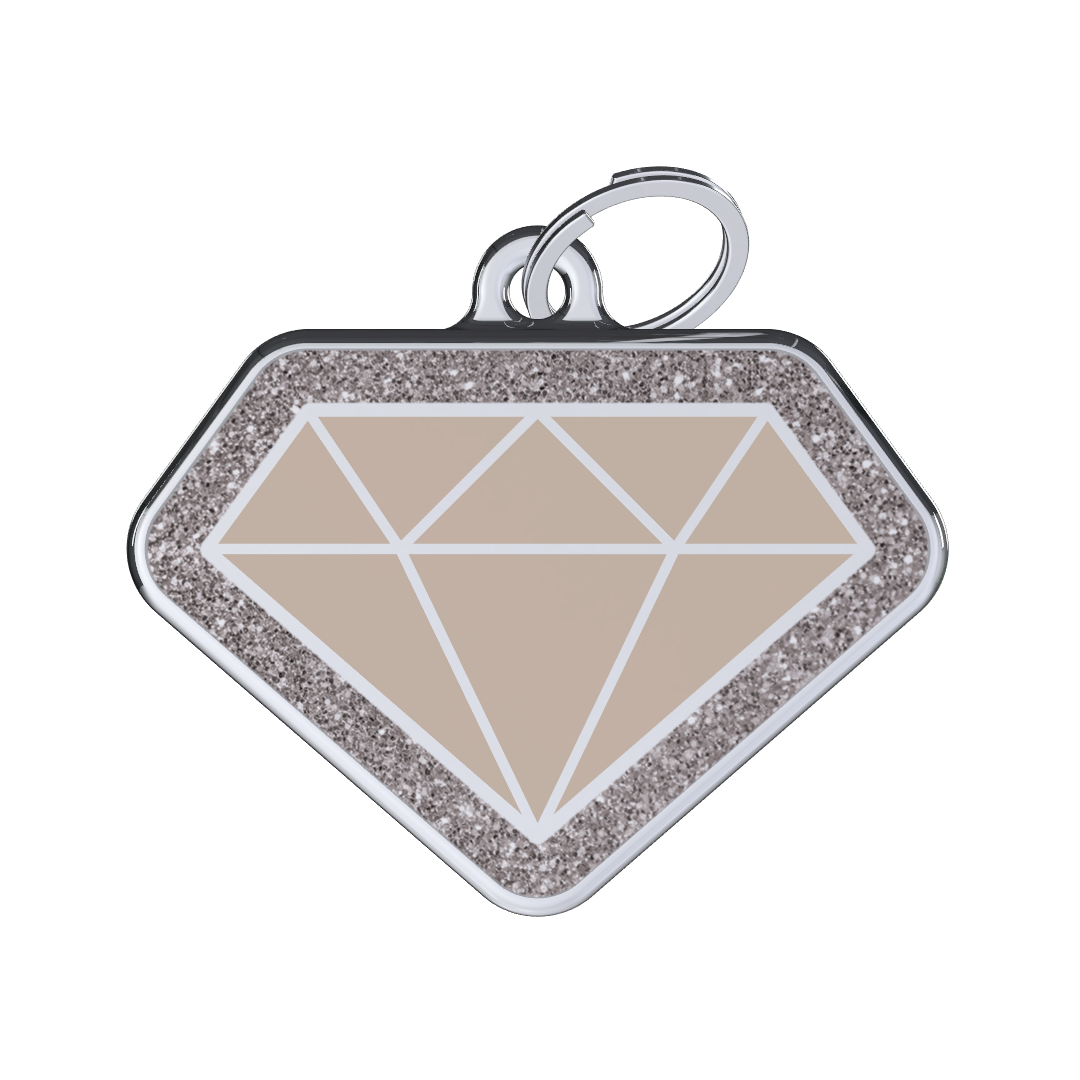Royal Diamond Cream ID Tag