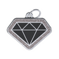 Royal Diamond Black ID Tag