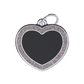 Royal Heart Black ID Tag