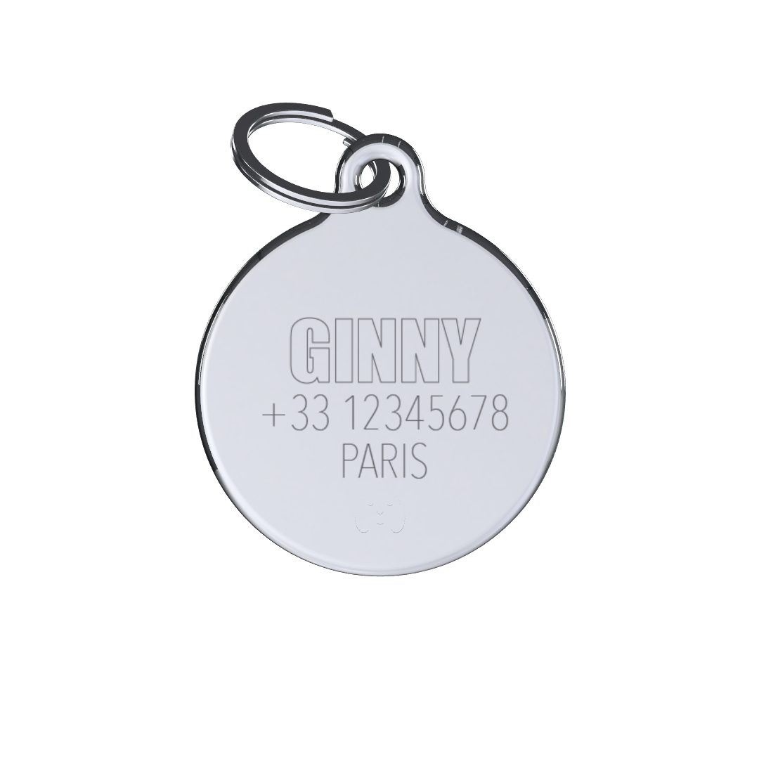 Flag France ID Tag