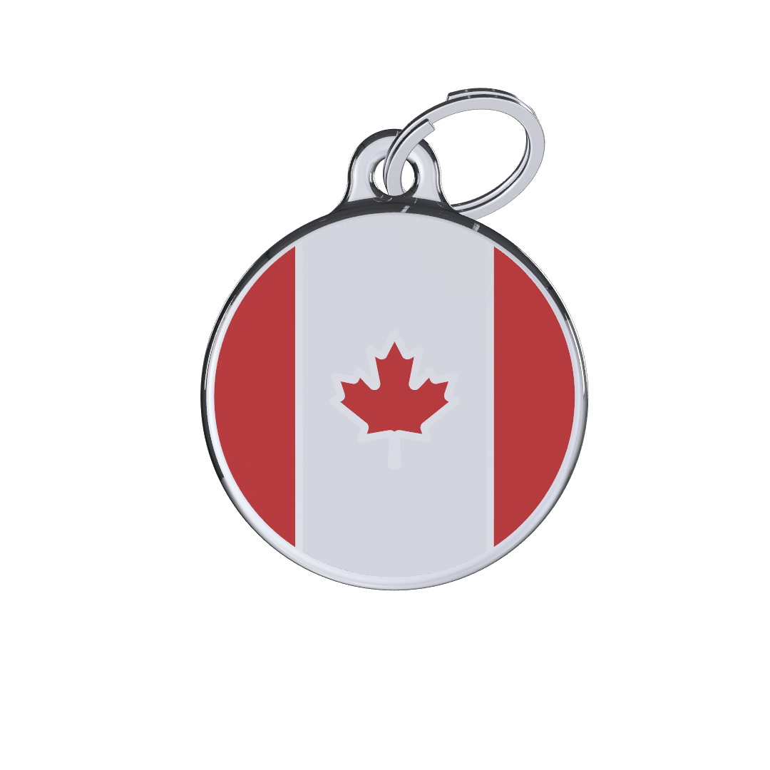 Flag Canada ID Tag