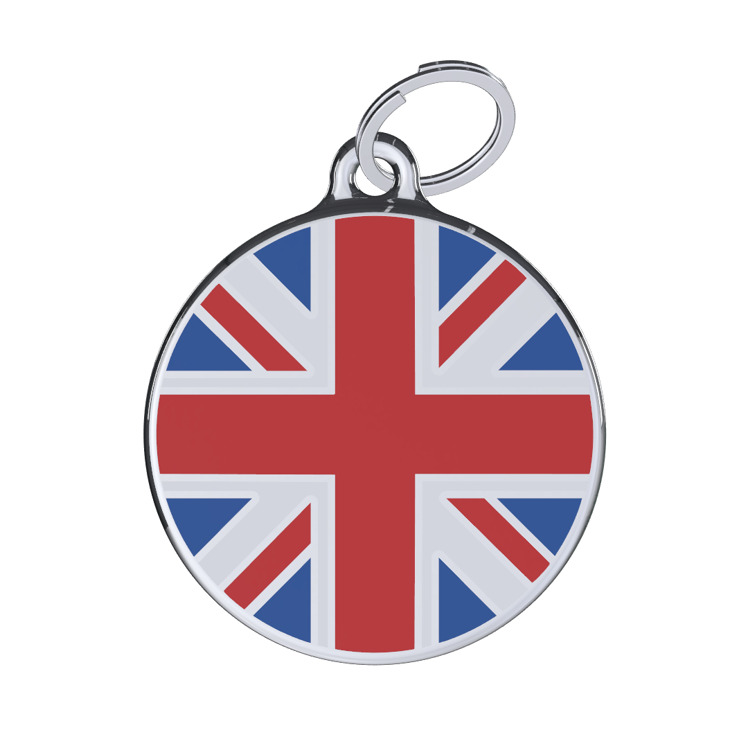 Flag United Kingdom ID Tag Medium