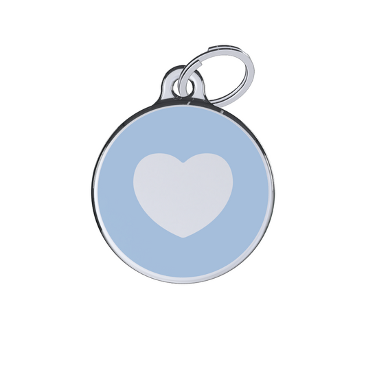 Icon Heart Blue ID Tag
