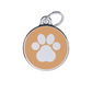 Icon Paw Orange  ID Tag